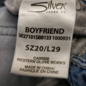 Silver jeans